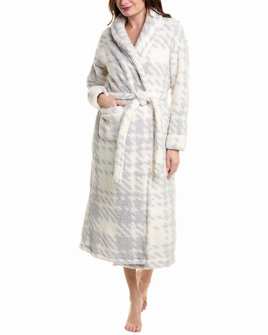 Sanctuary Shawl Collar Teddy Robe Reinforced Stitching