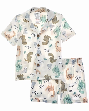 Only Boys 2pc Sleepy Time Pajama Short Set Seamless construction