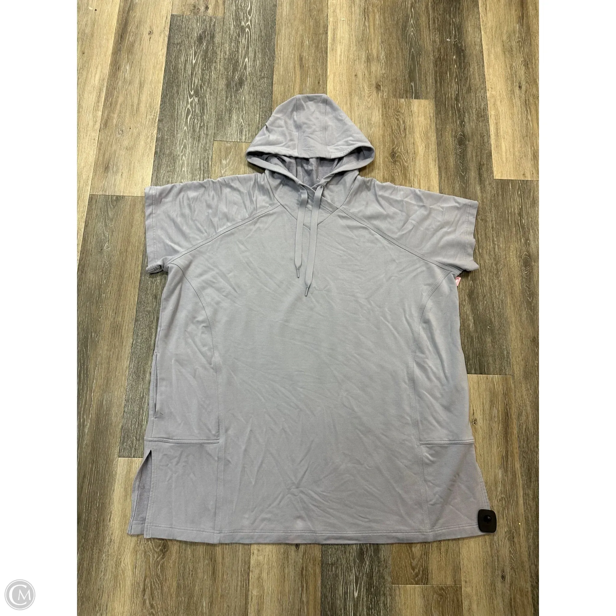 Stylish Dress Athletic Sweatshirt Hoodie By Athleta In Purple, Size: 4