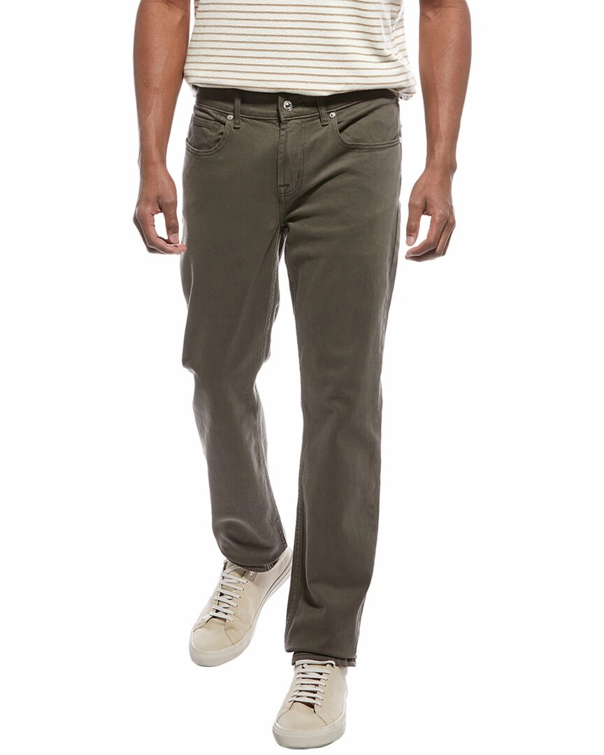 7 For All Mankind Slimmy Army Slim Straight Jean Minimal Shrinkage Fabric Go-To Basic
