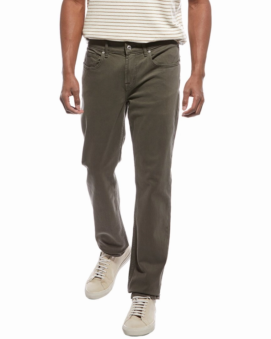 7 For All Mankind Slimmy Army Slim Straight Jean Style Neutral Timeless Option