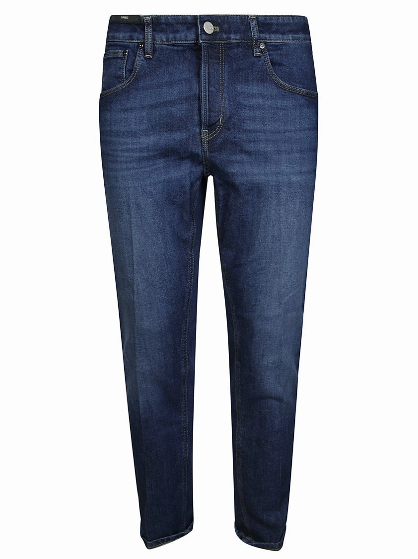 Relaxed Fit Stretch Denim Pants Luxury Student Outfit