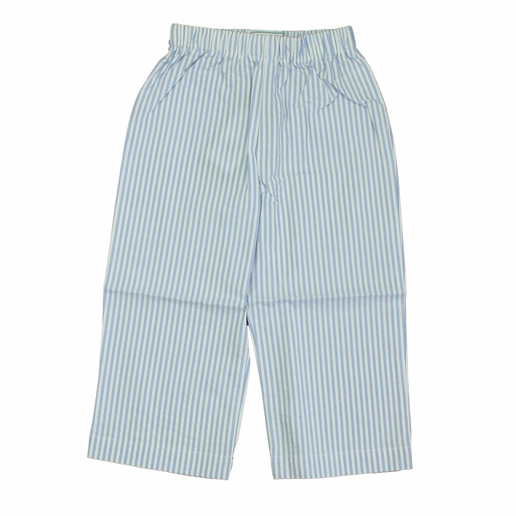 Classic Prep Boys Blue Seersucker Pants Size: 12-24 Months Smart Motion FlexibleKneePanels