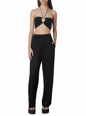 Minimalist Stitching Mallorca Set In Black