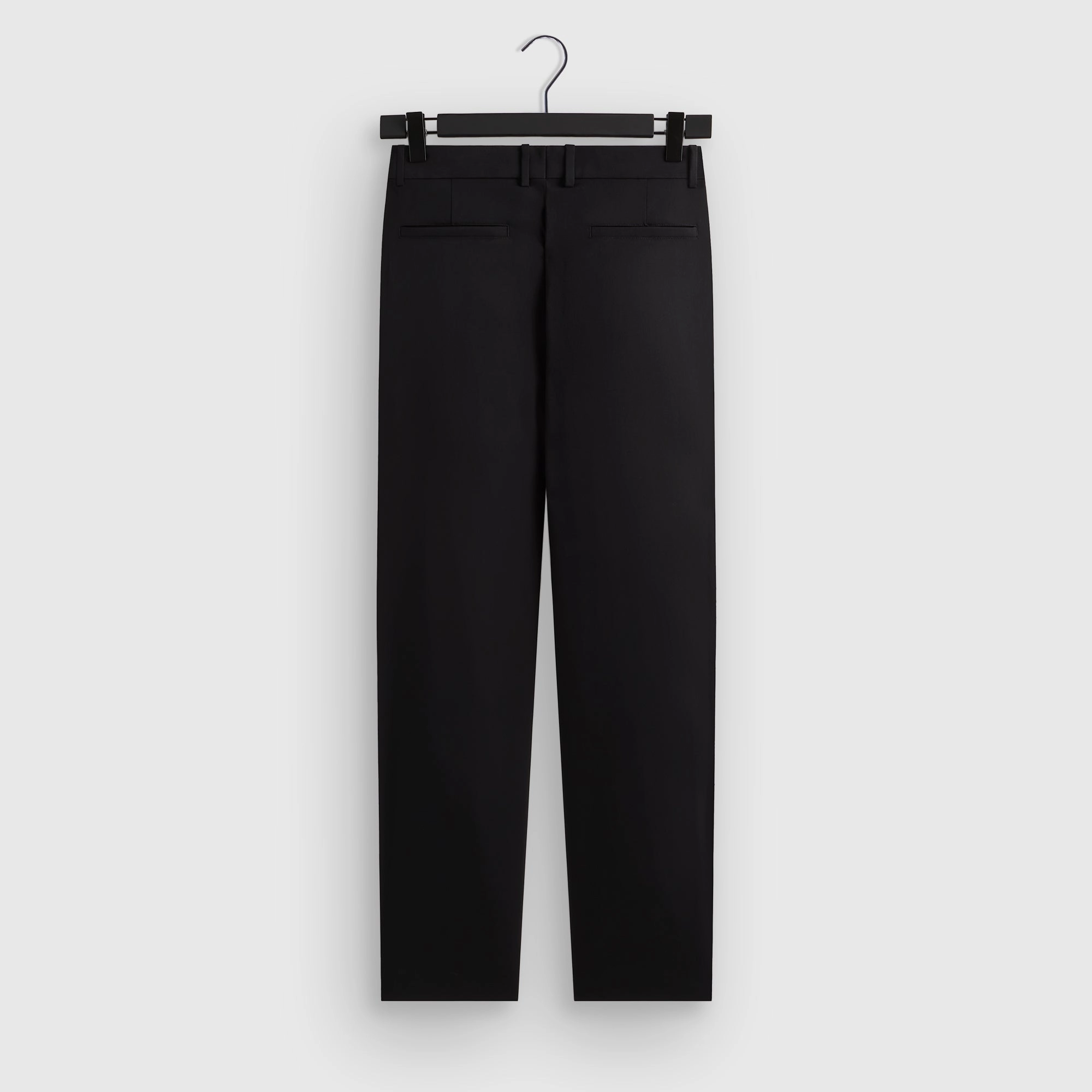 &Kin Kylan Pleated Trouser - Black Low Bulk Design NonSlipInnerGrip