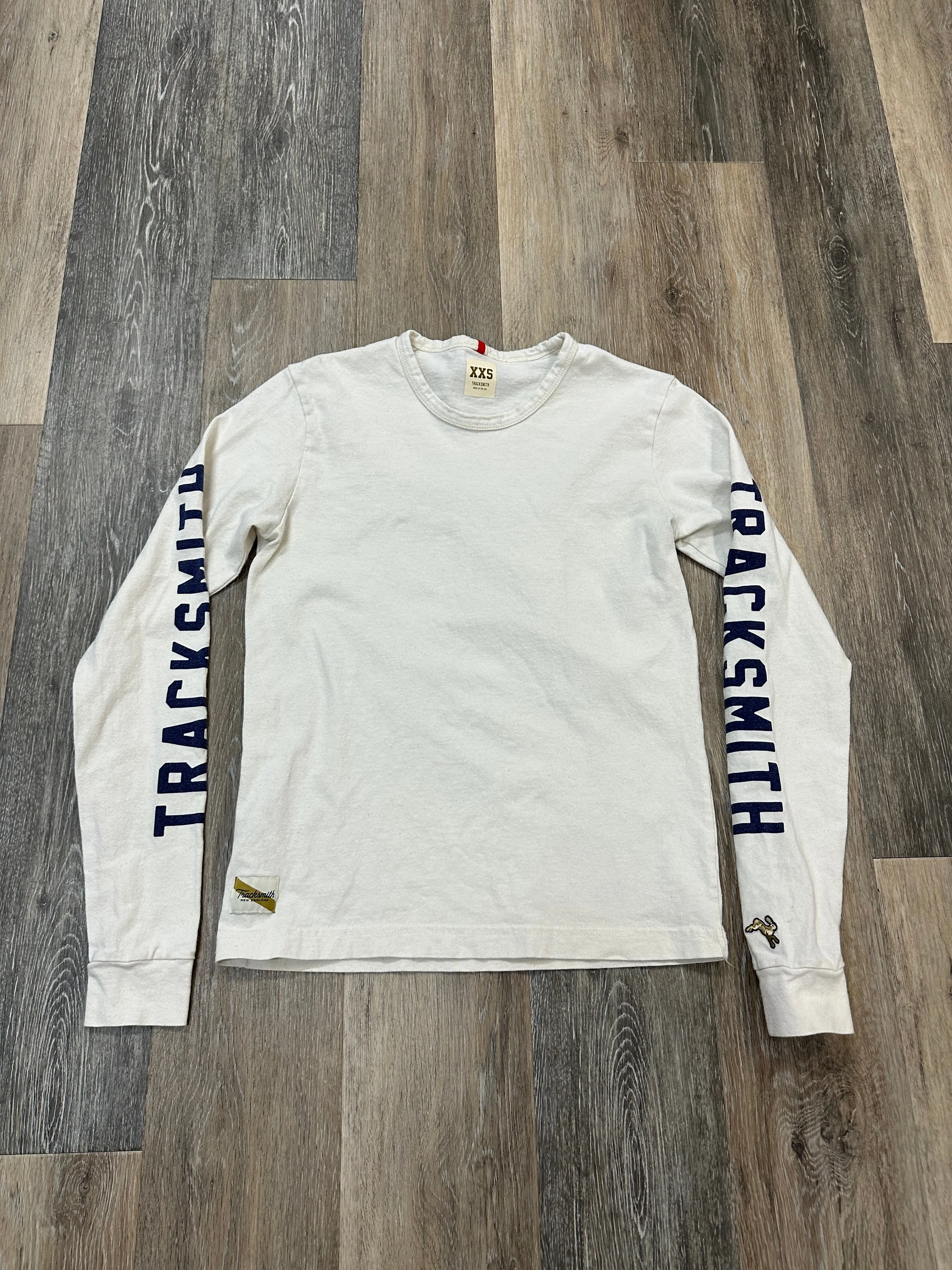 Top Long Sleeve By Tracksmith In Cream, Size: Xxs LongLastingDurability Hypoallergenic fabric
