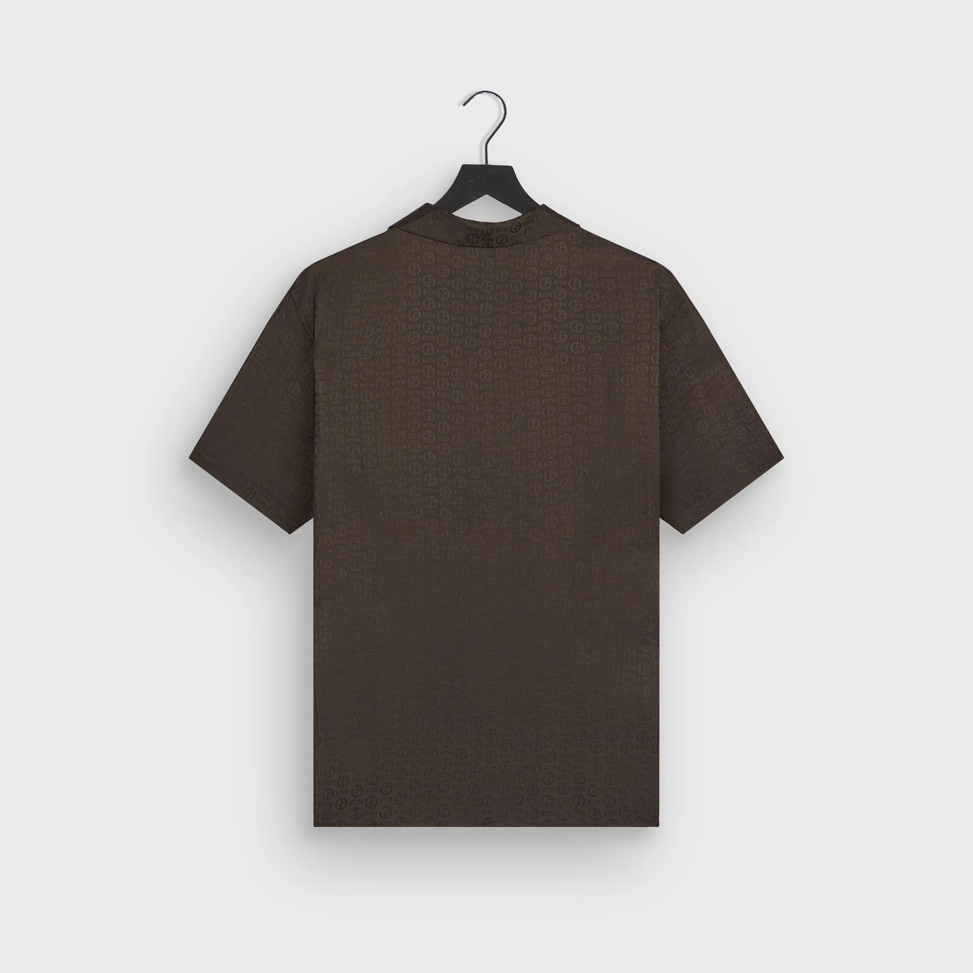 Local Favorite Day-To-Night Wear Giorgio Armani & Kith Monogram Short Sleeve Thompson Camp Collar Shirt - Kindling
