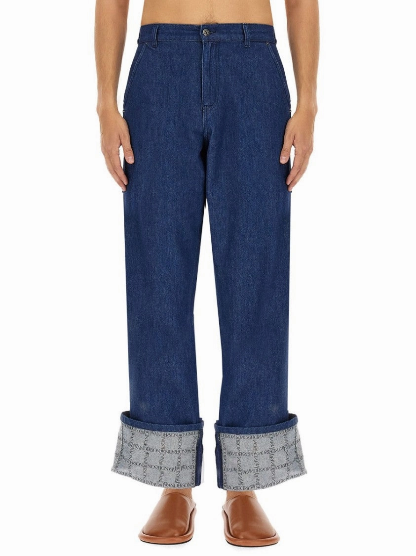 Clean Cut High-Waisted Relaxed Fit Jeans