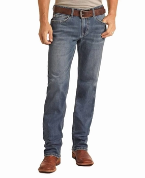 Stretch Holiday Vibes Streetwear Fan Spring Attire Revolver Slim Reflex Jean In Med Blue