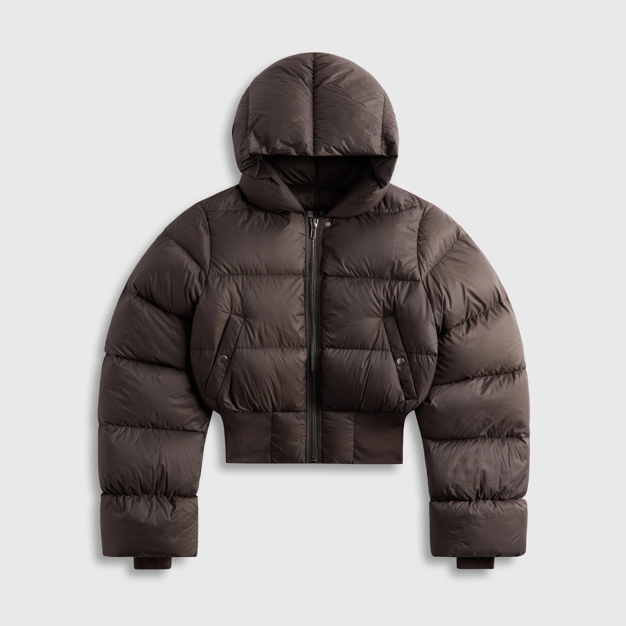 Rick Owens Giacca Hooded Jacket - Darkdust Refined Casual EasyClean Coating