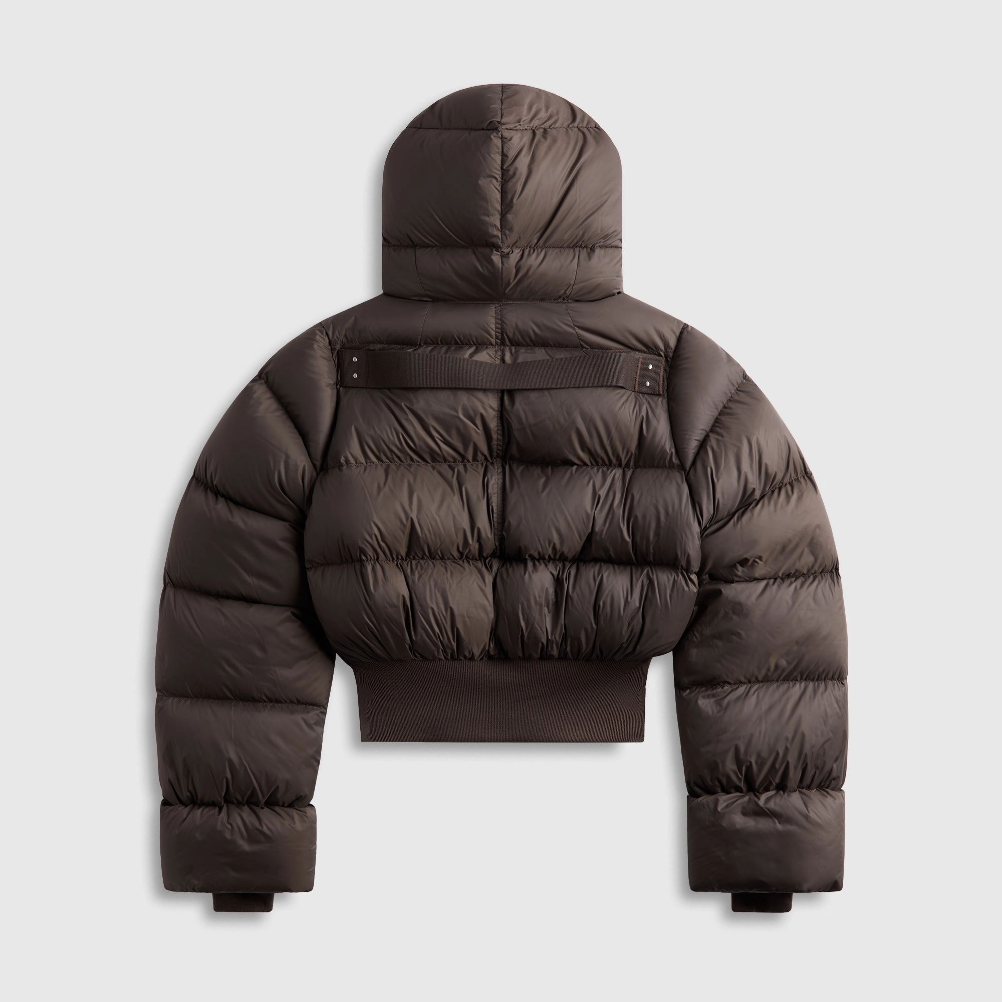 Soft Texture Snag Free Zipper Technology Rick Owens Giacca Hooded Jacket - Darkdust