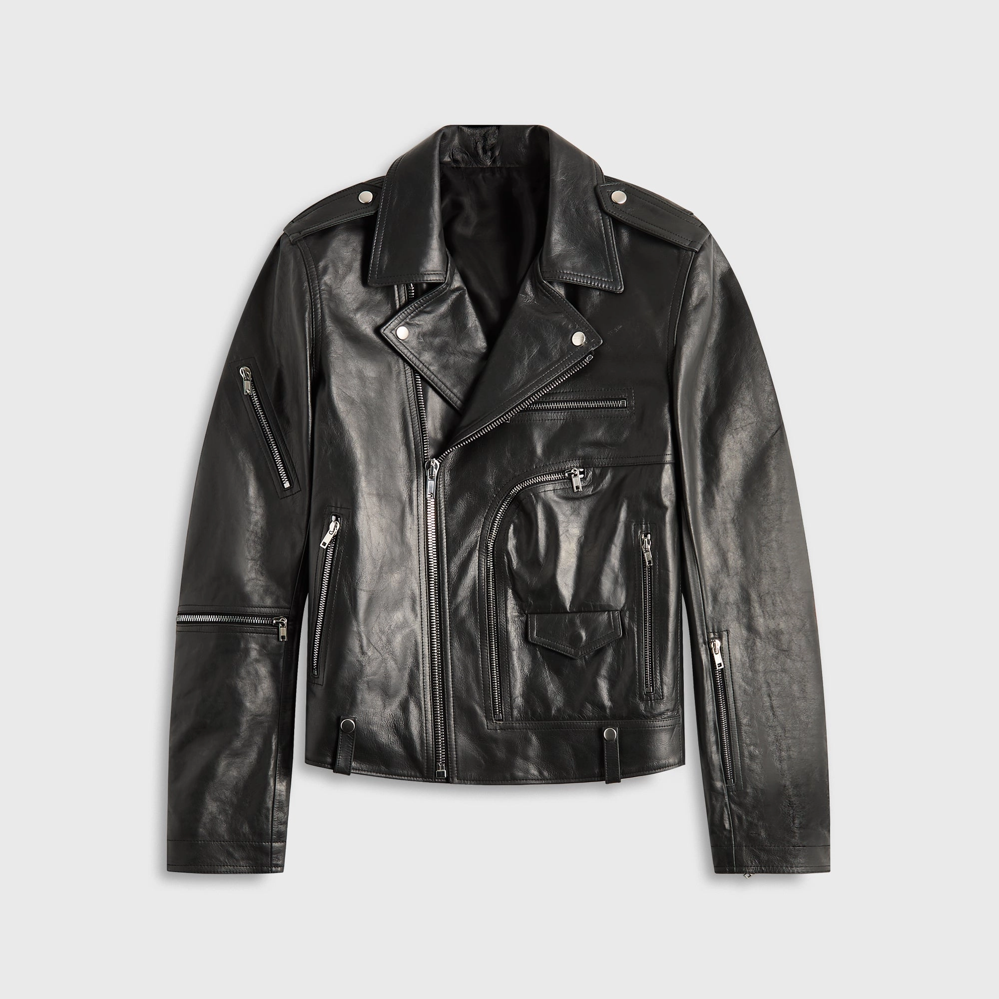 Rick Owens Giacca Pelle Bauhaus Stooges - Black Light Protection