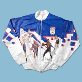 1992 Kellogg's USA Dream Team Jacket Small MultiPocketStyle Mesh Venting