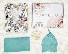 Robe And Swaddle Set 5-Piece In Multi Cozy Fabric Blend
