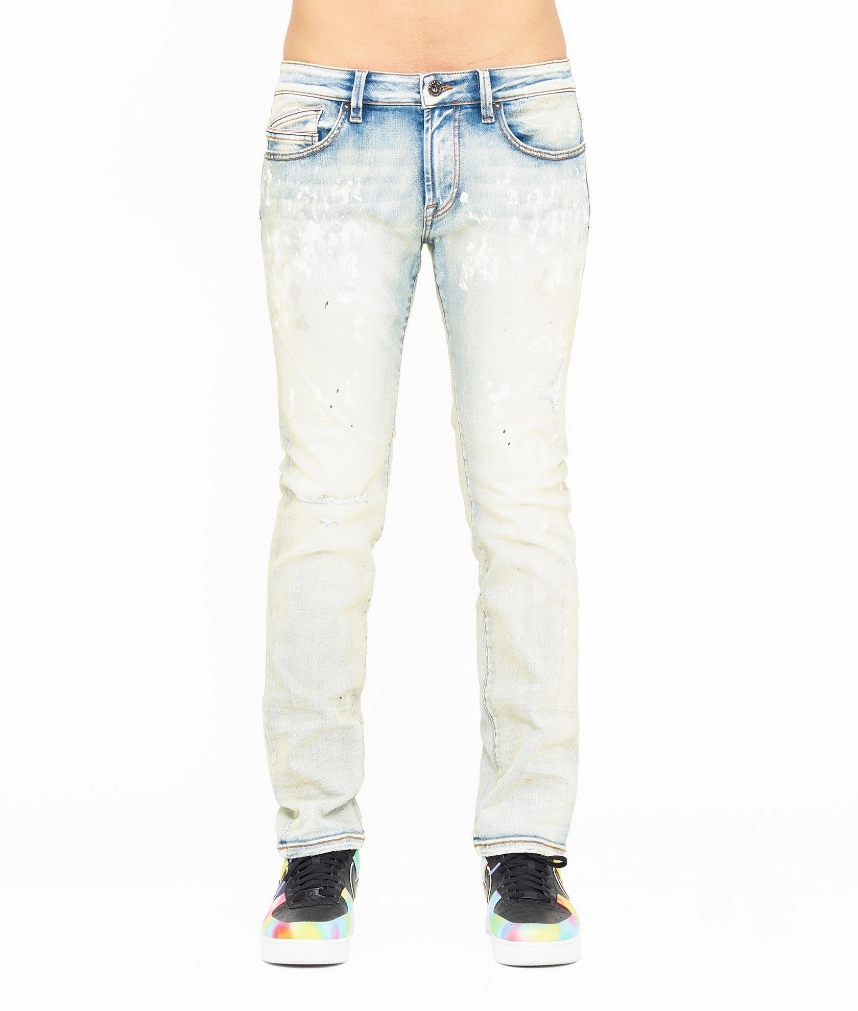 ROCKER SLIM - PREMIUM STRETCH IN TRIP Heavyweight Denim