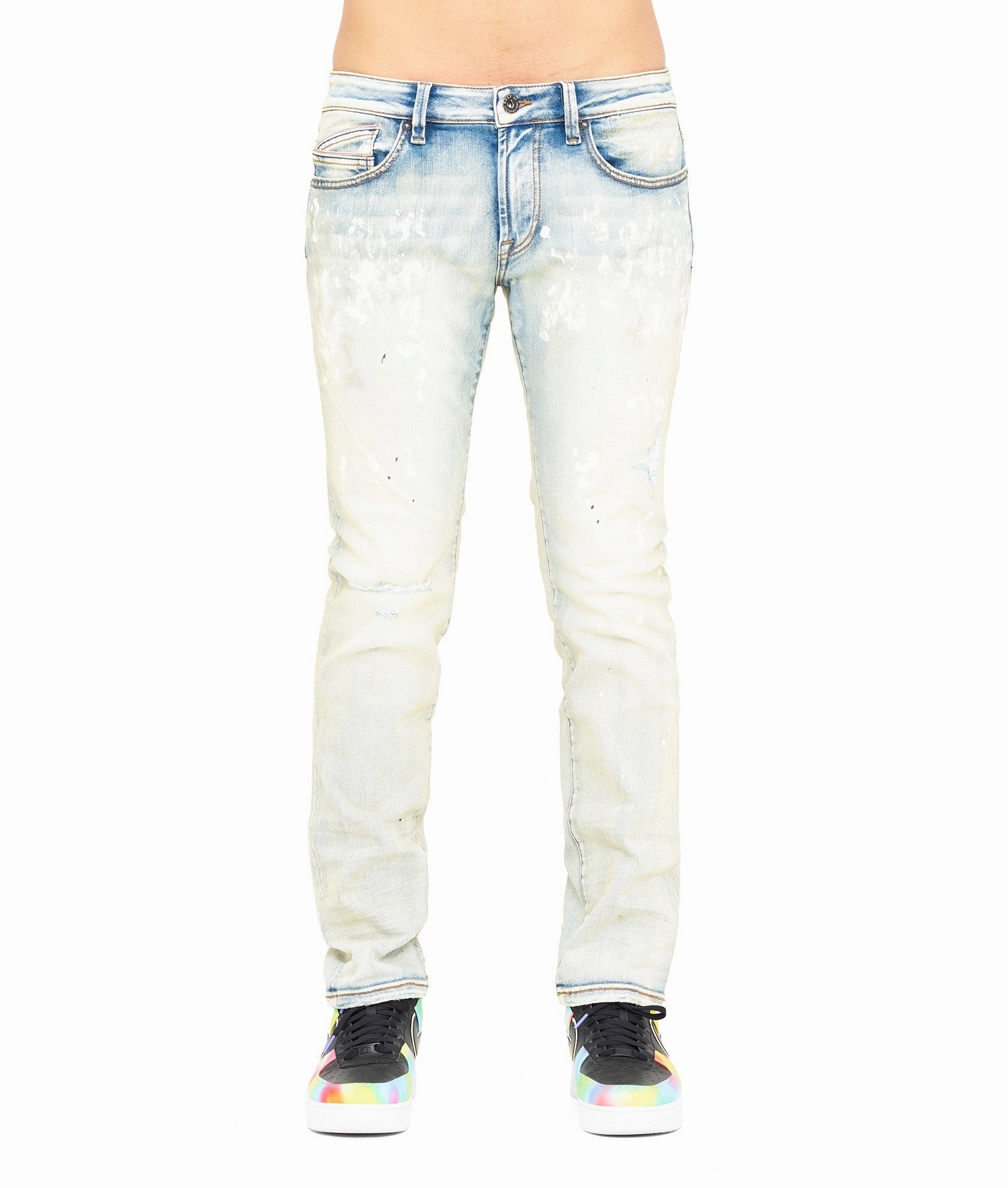ROCKER SLIM - PREMIUM STRETCH IN TRIP Everyday Eco Friendly Earthy Tear Resistant Denim