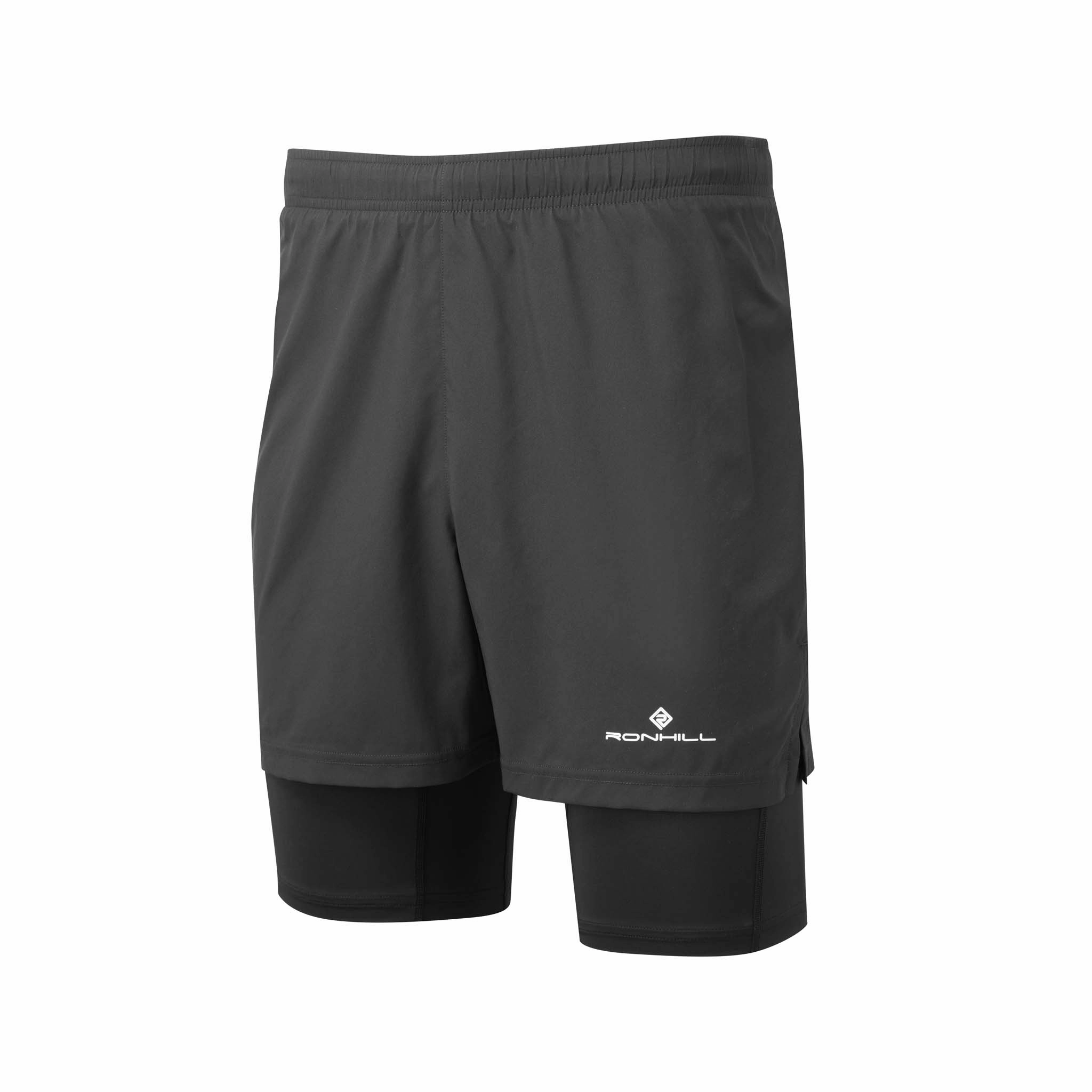 Ronhill | Men's Core Twin Short - All Black Dynamic Movement Adaptive Fashion Show