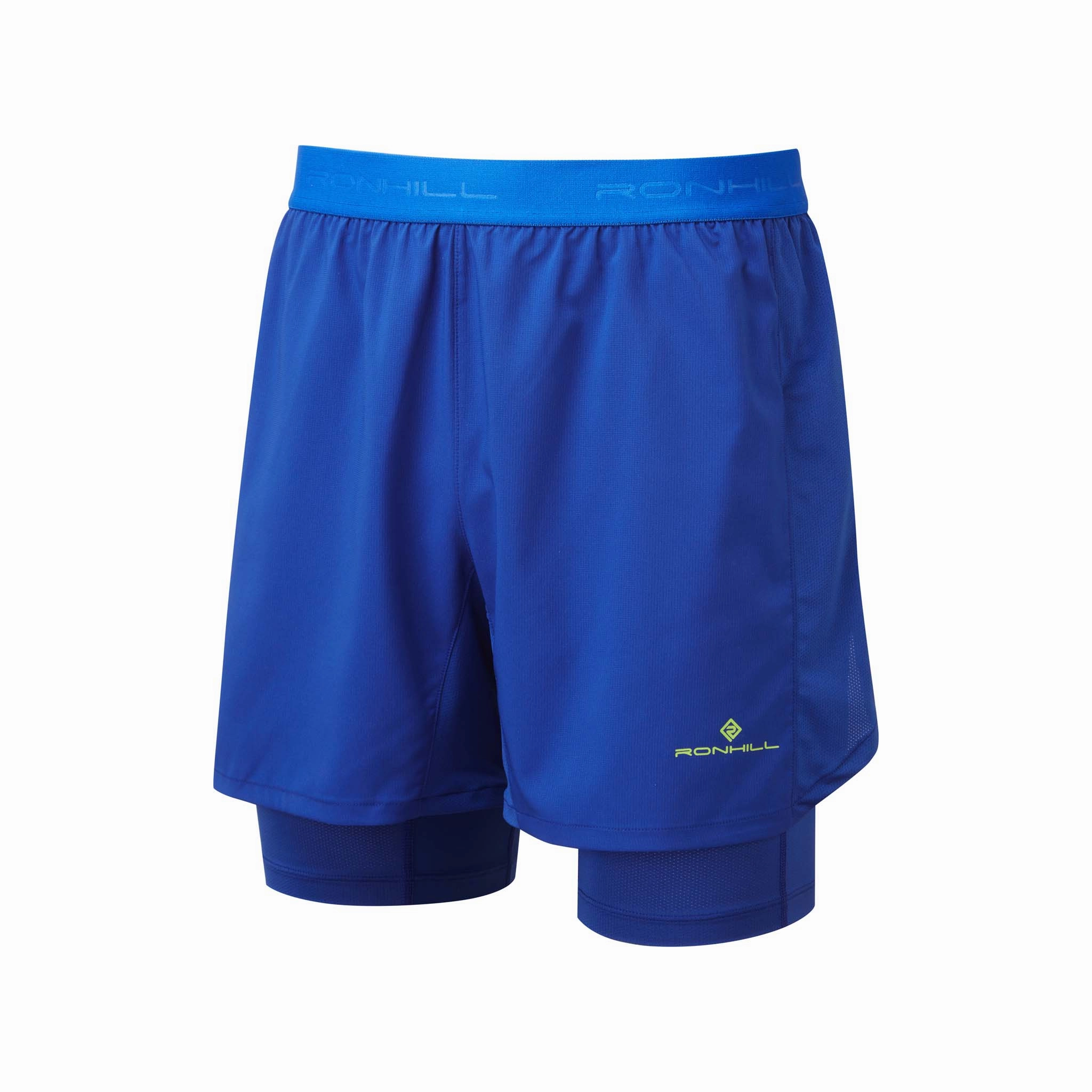 second-hand store Ronhill | Men's Tech 5" Twin Short - Ocean/Citrus