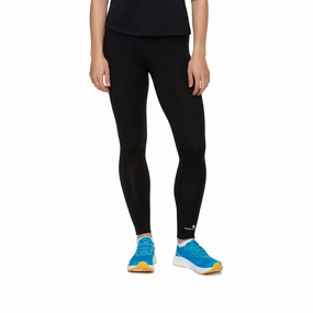 Ronhill | Women's Core Tight - All Black Wrinkle recovery OrganicCottonBlend