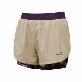 beauty parlor Quick Dry Gear Ronhill | Women's Life Twin Short - Latte
