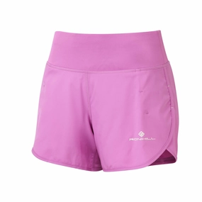 Ronhill | Women's Tech 4.5" Short - Fuchsia/Honeydew Quick Motion Gear FadeResistant Color