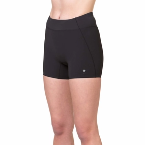 Ronhill | Women's Tech Race Stretch Short - All Black applique