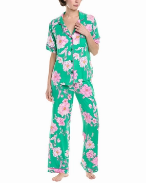 Room Service 2pc Dakota Pajama Shirt & Pant Set Eco Friendly Fabric