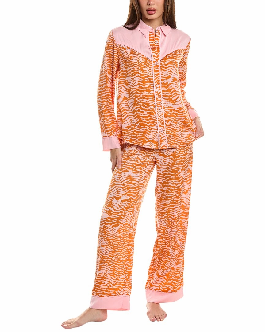 Room Service 2pc Western Pajama Set Tencel Blend