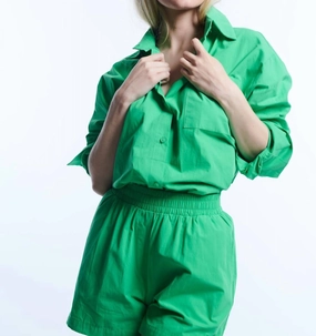 The Stewart Set In Green Odor Control Technology Breathable Knitwear