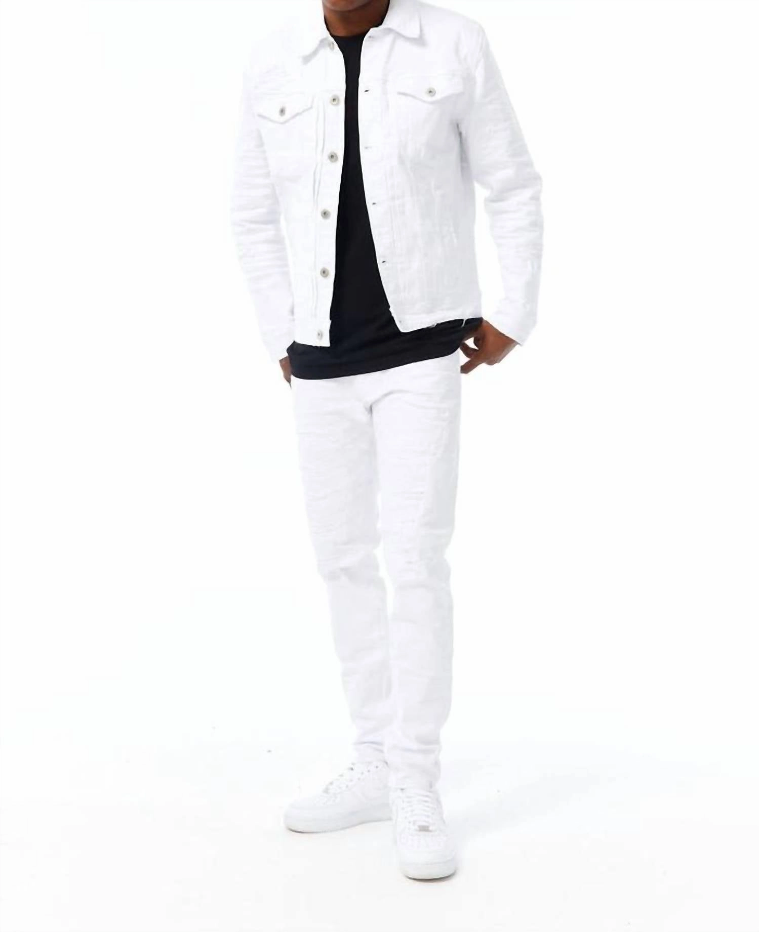 Regular Look Ross Tribeca Twill Pants In White