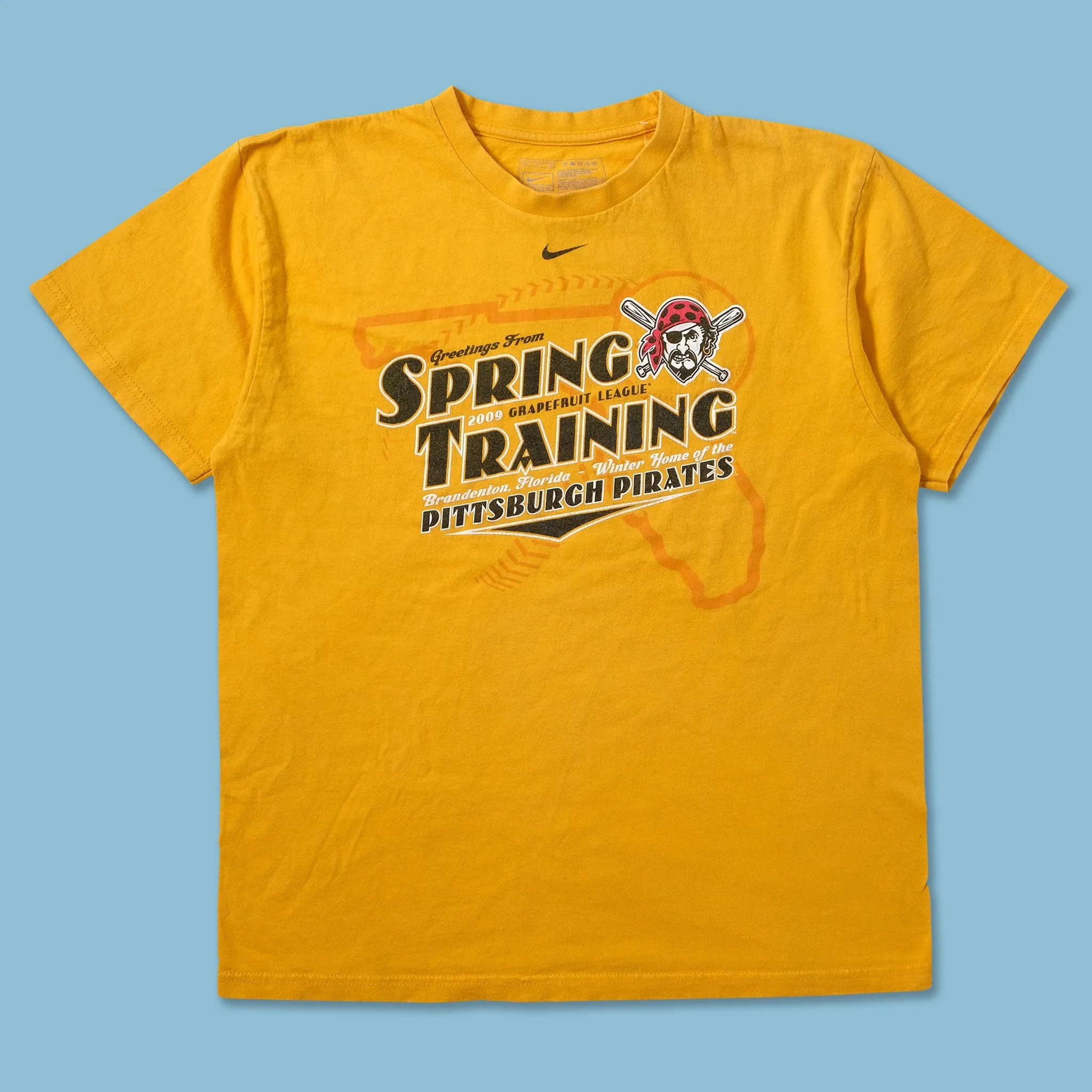 2009 Nike Pittsburgh Pirates T-Shirt Small Outdoor Fashion Outdoor Light