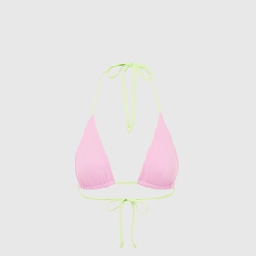 Bond Eye Isla Triangle Top - Lime / Orchid Bare Trendy Vibes