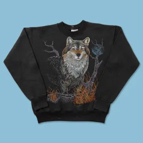 slim cut Women's Wolf Sweater Small