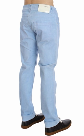 elastic waistband Textured Bold Acht Elegant Low Waist Regular Fit Men's Men's Jeans