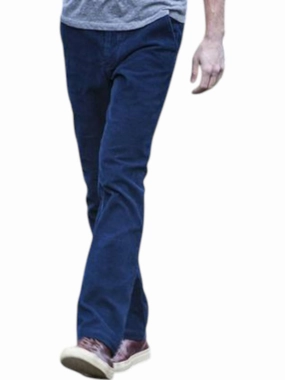 Men's Harrison Corduroy Jeans In Indigo Breathable Lining System Daily Go-To