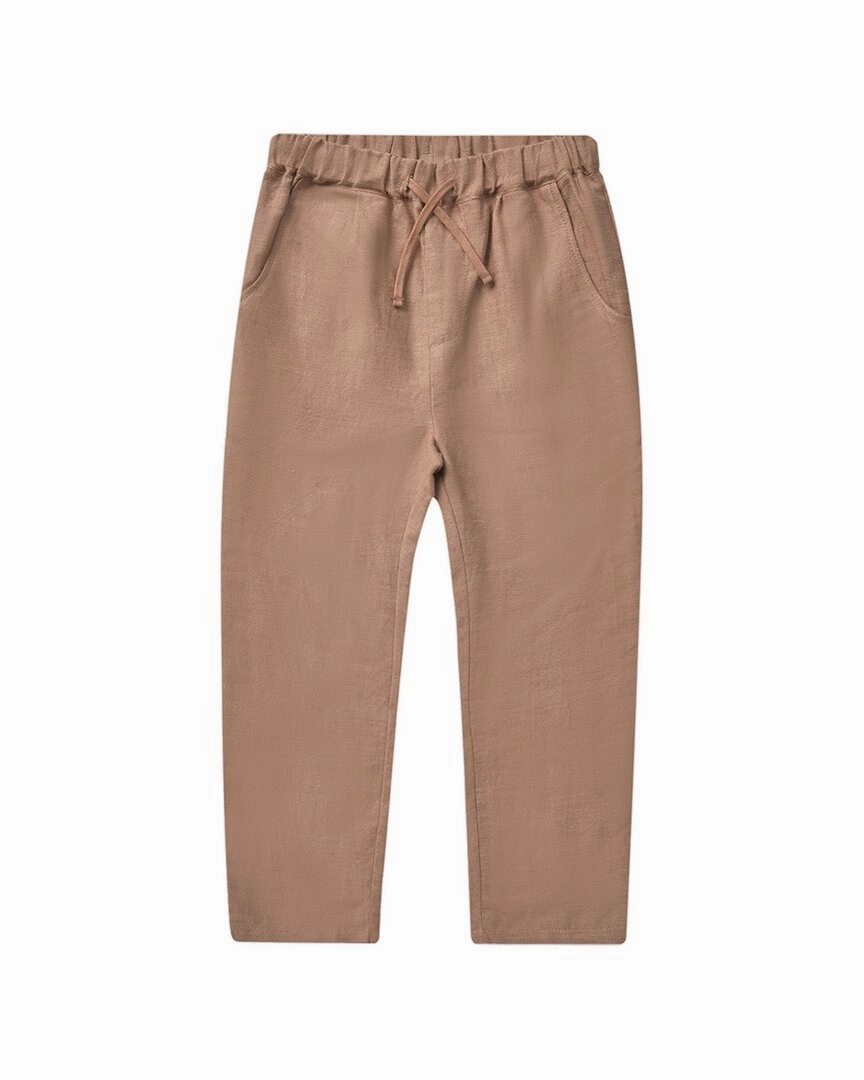 Rylee   Cru Collective Ethan Linen-Blend Trouser anti slip grip Soft Interior