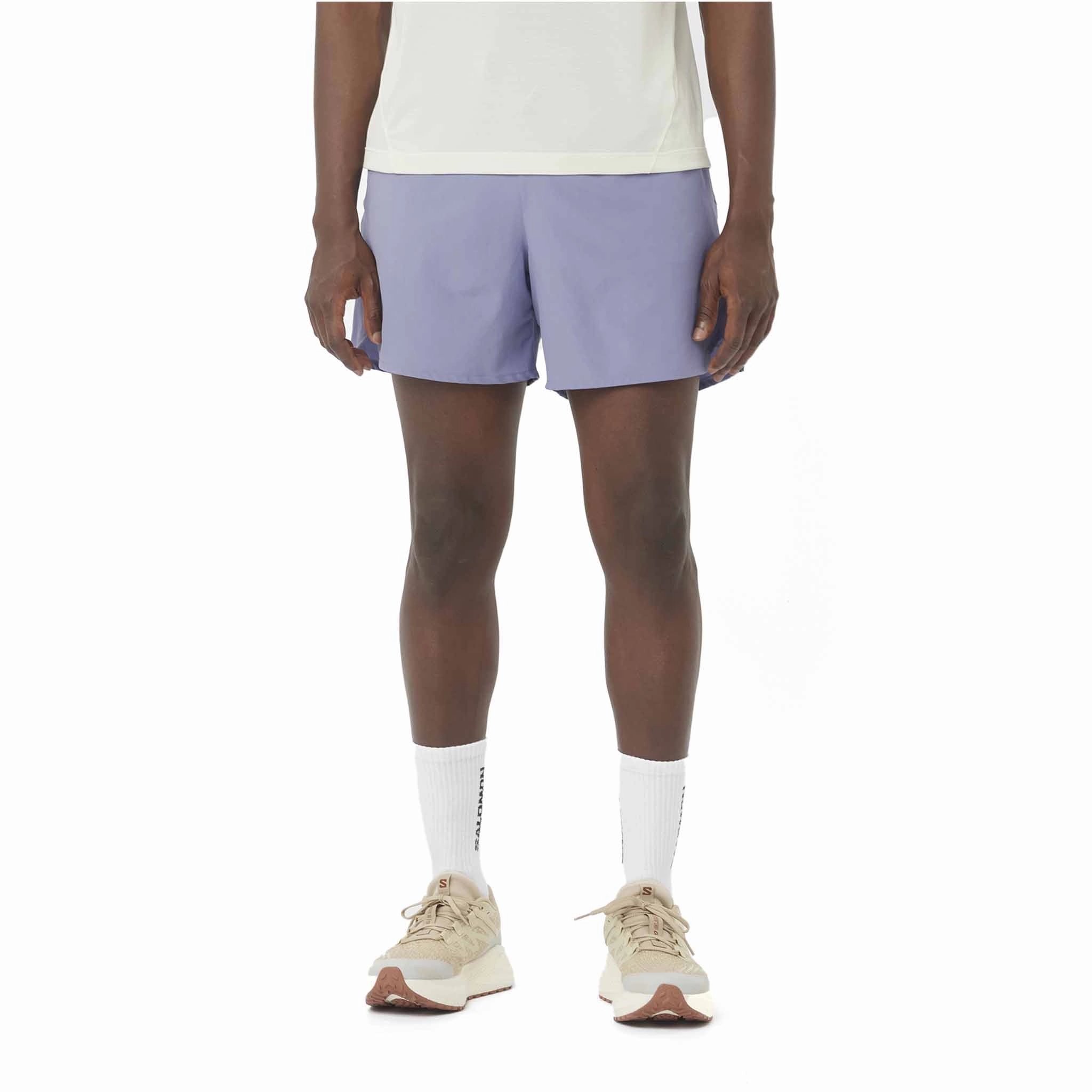 fabric softener Non Slip Inner Layer Salomon | Men's SHKout Core 5" Shorts - Blue Granite