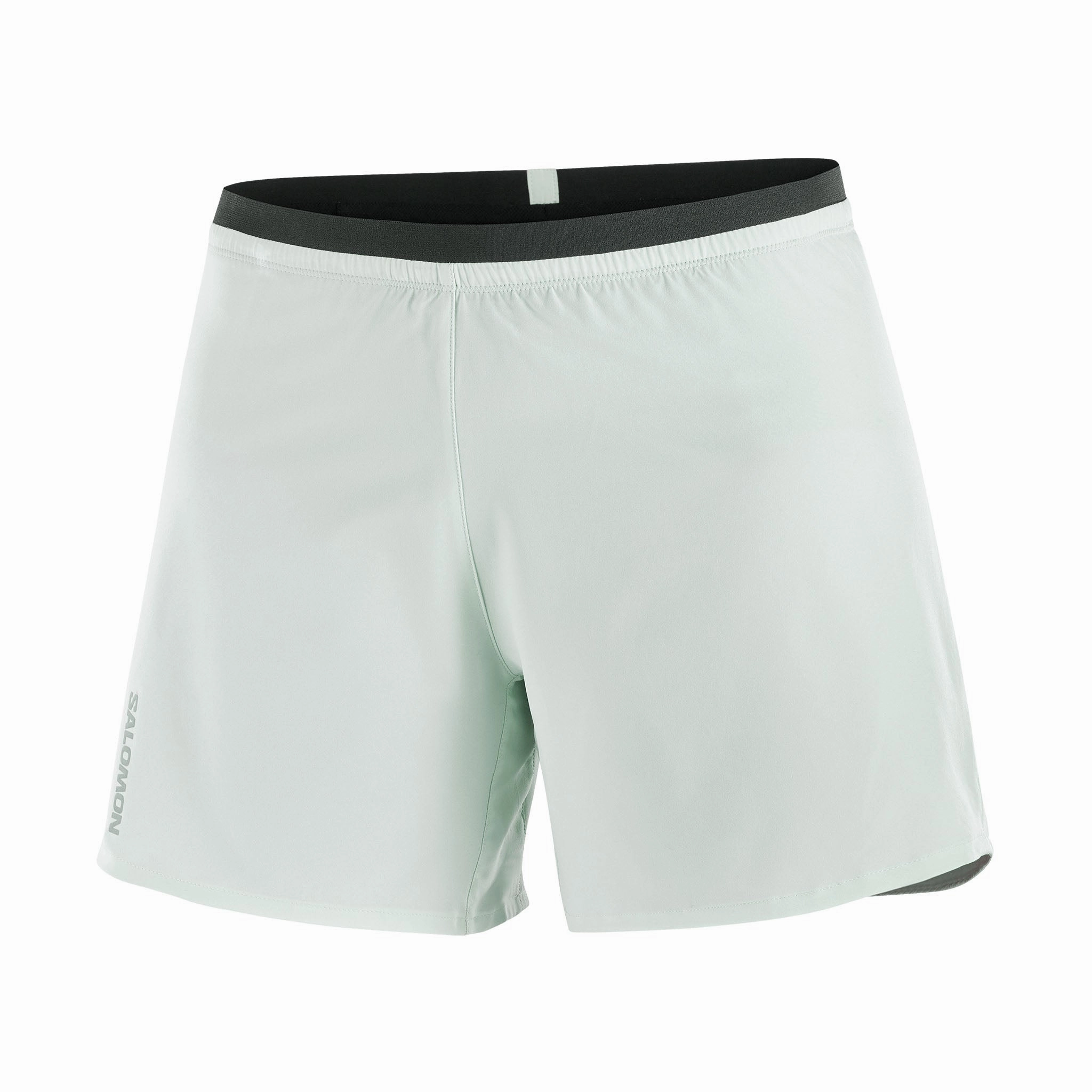 Salomon | Women's Cross 5" Shorts - Misty Blue Airflow Channel System
