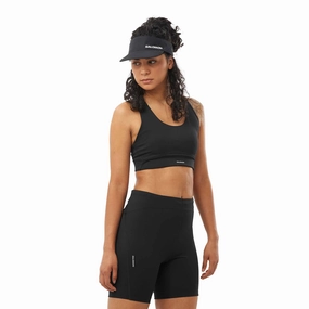 Salomon | Women's SHKout CORE Sports Bra - Deep Black Anti Chafe Design