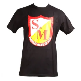 Minimal Comfort S&M Classic Shield T-Shirt - Black