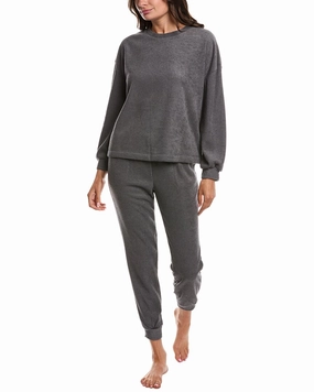 Sanctuary 2pc Top & Jogger Pant Drapey Texture Midweight Knit