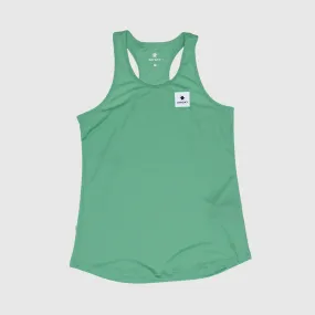 Layered Side Panels Forestry - friendly SAYSKY | Women's Reactive Flow Singlet - Green AOP