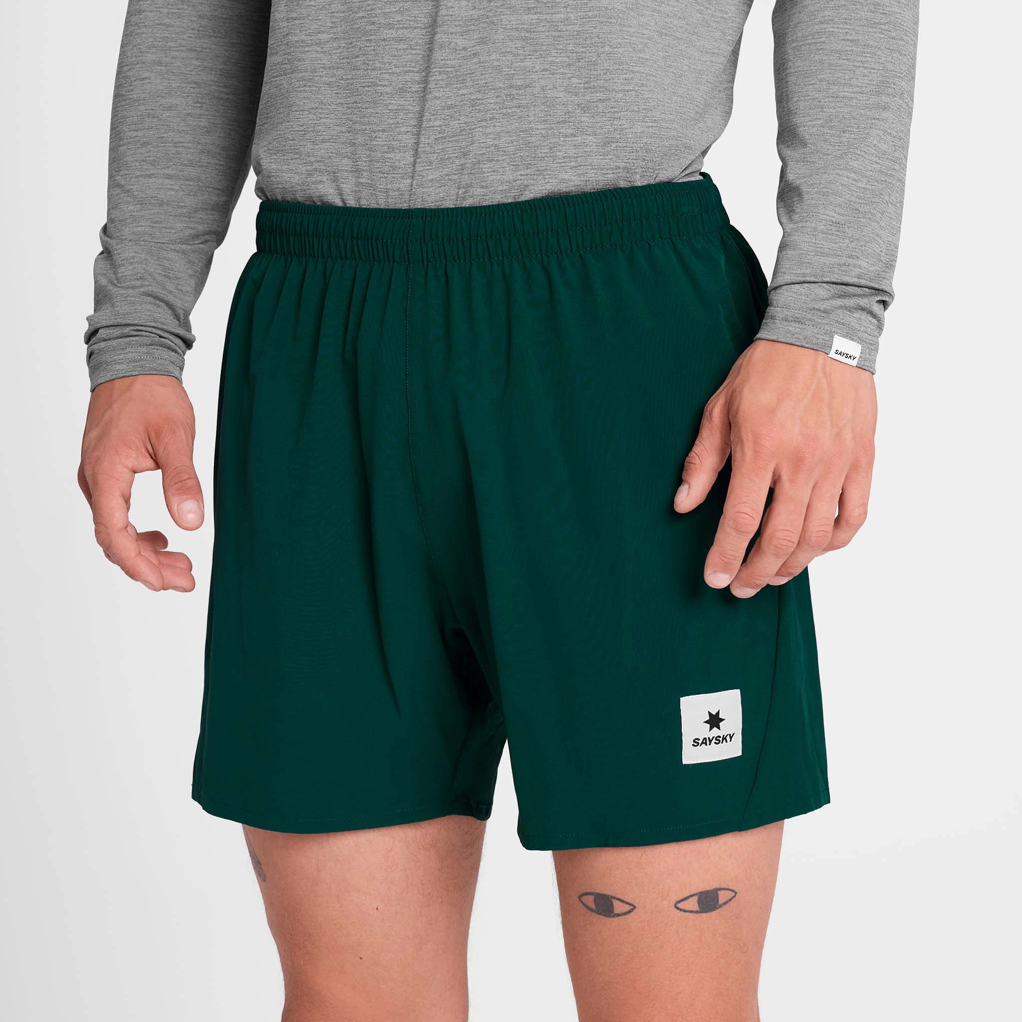 relaxation SAYSKY | Men's Pace Shorts 5" - Green