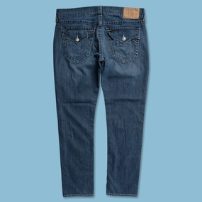 Tailored Silhouette Y2K True Religion Denim Pants 40x33
