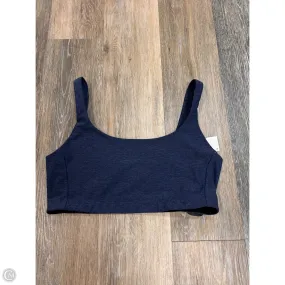 Athletic Bra By Outdoor Voices In Blue, Size: L SubtleTexture Versatile Wear