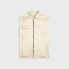 Versatile Style Reinforced Shoulders Rick Owens Camicia Senza Maniche Jumbo Sl Outershirt - Dinge