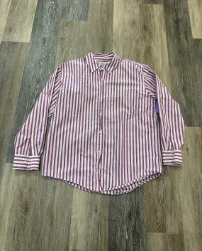 Blouse Long Sleeve By Rails In Purple & White, Size: S MoistureWicking Technology