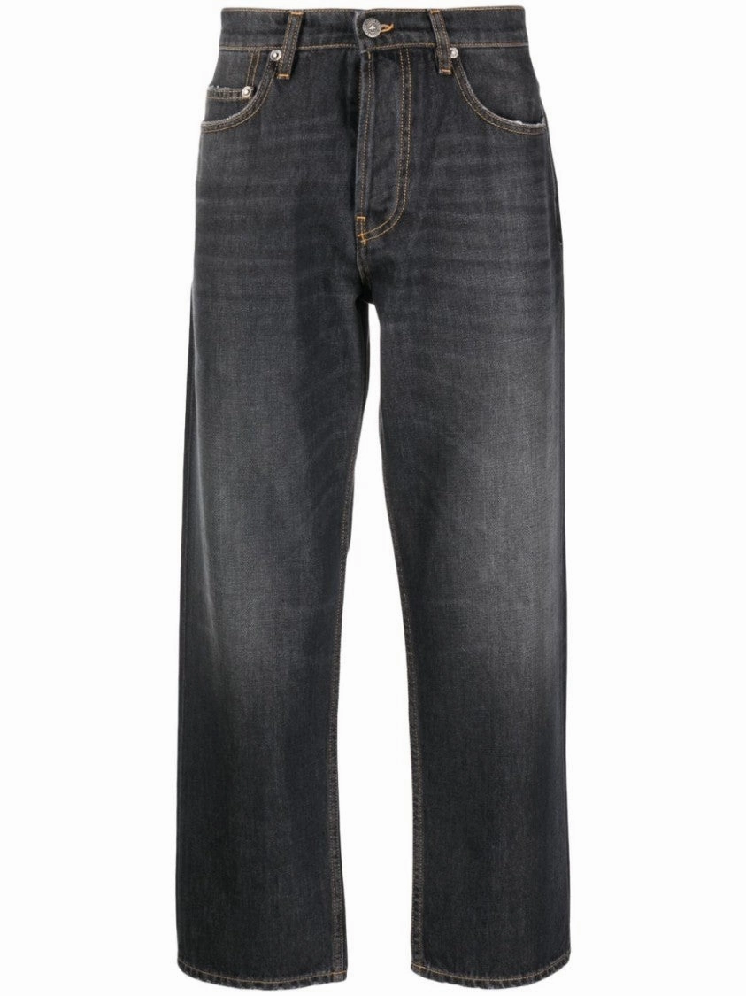 Cory Loose Skate Dark Wash Denim Jeans Smooth Shape