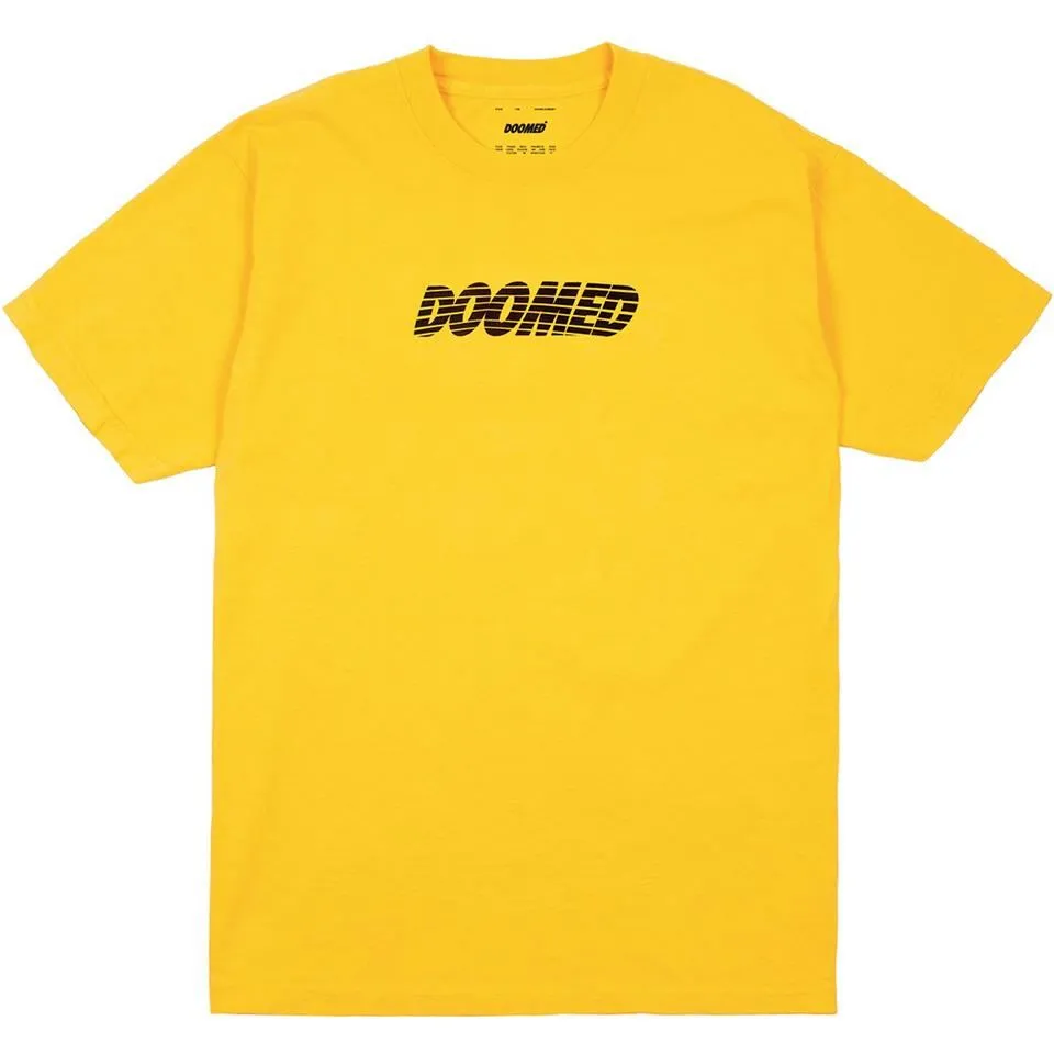 Doomed Cracked T-Shirt - Yellow Autumn Wear