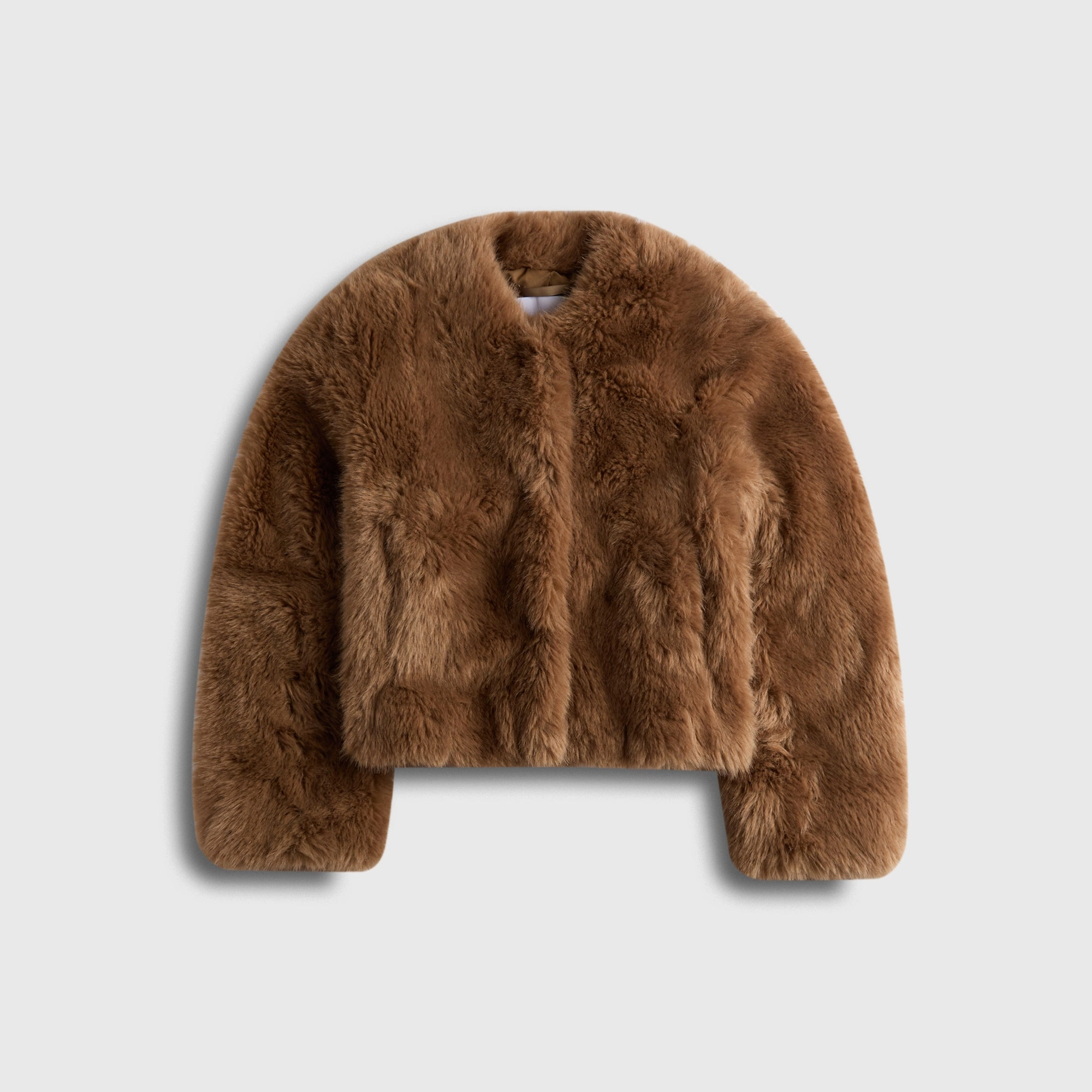 No Collar SoftshellTexture Stand Studio Halle Jacket - Nougat